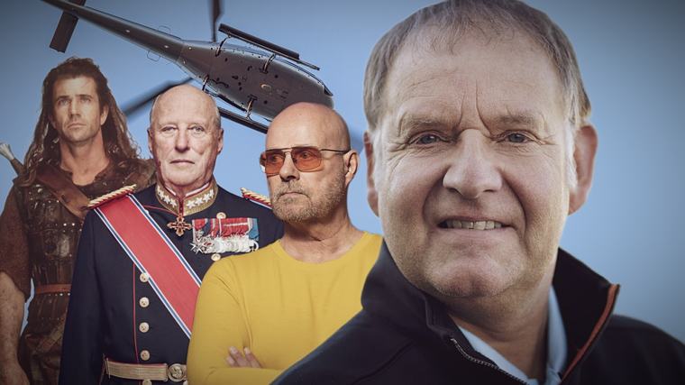 Þetta var svarið þegar óvæntur aðili bað Eyfa og Bubba um far með þyrlunni sem þeir leigðu